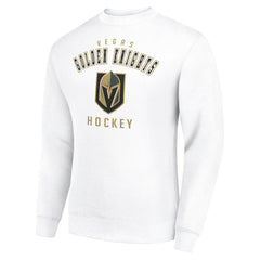 Vegas Golden Knights Men's Starter Team Logo Fleece Pullover Sweatshirt - White | NHL sale