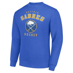 Buffalo Sabres Men's Starter Team Logo Fleece Pullover Sweatshirt - Royal | NHL near me