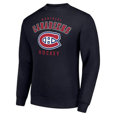 Montreal Canadiens Men's Starter Team Logo Fleece Pullover Sweatshirt - Navy | NHL sale