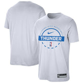 Nike Oklahoma City Thunder 2025/26 On-Court Flare Performance Practice T-Shirt White