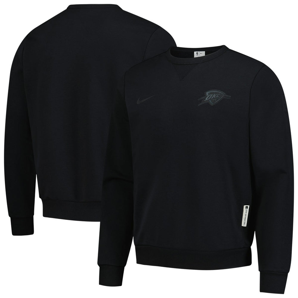 Nike Oklahoma City Thunder Authentic Standard Issue Travel Dri-FIT Sweatshirt Black