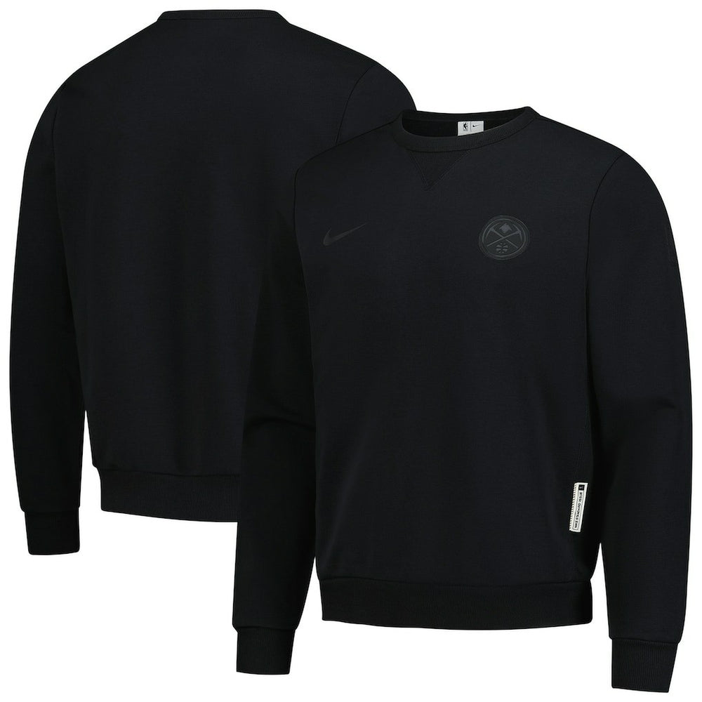 Nike Denver Nuggets Authentic Standard Issue Travel Dri-FIT Sweatshirt Black