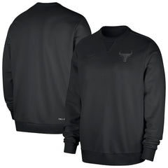 Nike Chicago Bulls Authentic Standard Issue Travel Dri-FIT Sweatshirt Black