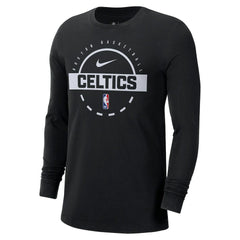 Nike Boston Celtics Authentic Long Sleeve Practice T-Shirt Black