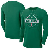 Nike Boston Celtics Authentic Long Sleeve Practice T-Shirt Kelly Green