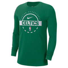 Nike Boston Celtics Authentic Long Sleeve Practice T-Shirt Kelly Green