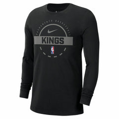 Nike Sacramento Kings Authentic Long Sleeve Practice T-Shirt Black