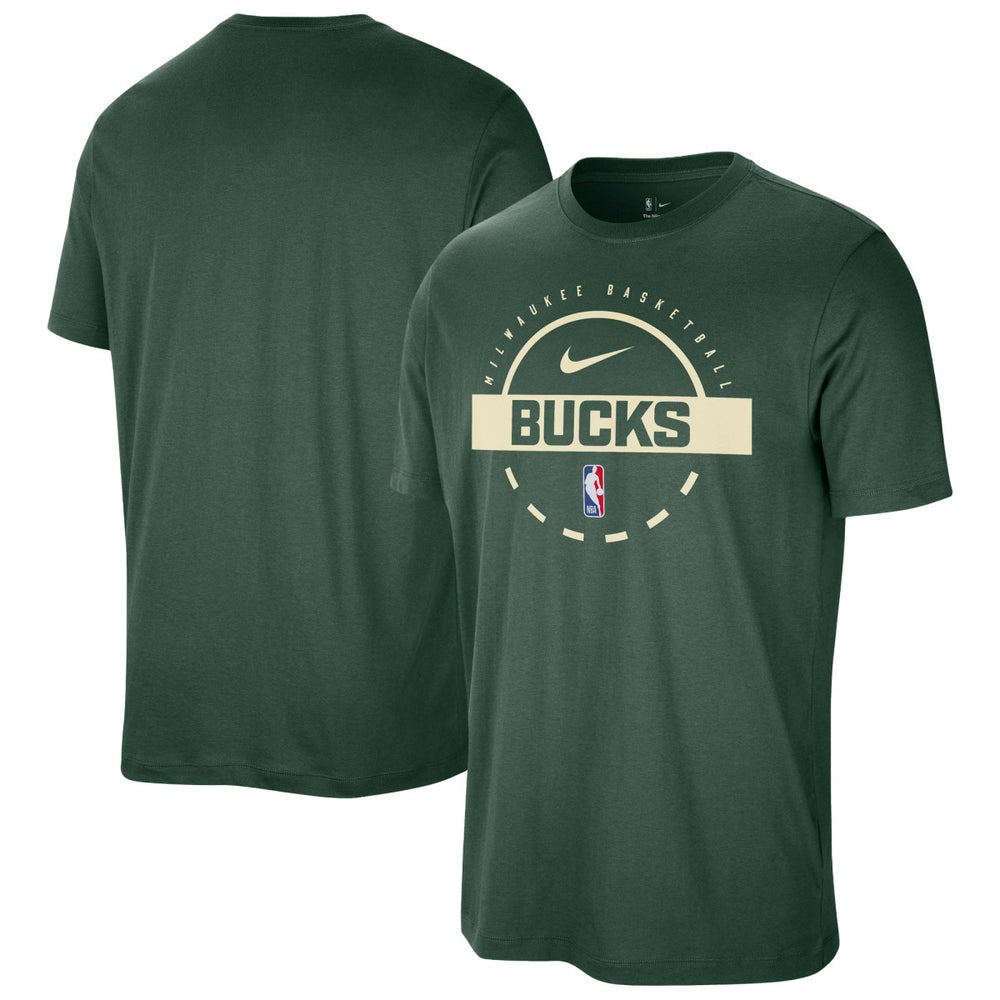 Nike Milwaukee Bucks Authentic Practice T-Shirt Hunter Green