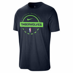 Nike Minnesota Timberwolves Authentic Practice T-Shirt Navy