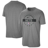 Nike Brooklyn Nets Authentic Practice T-Shirt Charcoal