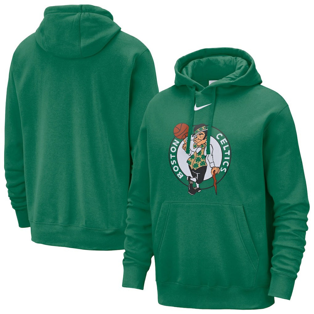 Nike Boston Celtics Essential Logo Club Pullover Hoodie Kelly Green