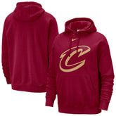 Nike Cleveland Cavaliers Essential Logo Club Pullover Hoodie Wine
