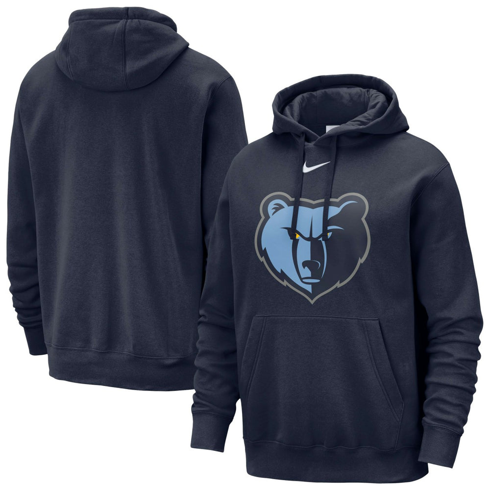 Nike Memphis Grizzlies Essential Logo Club Pullover Hoodie Navy
