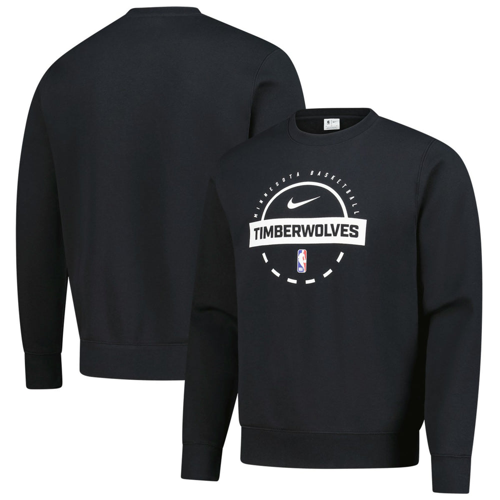 Nike Minnesota Timberwolves 2025/26 Authentic Practice Club Sweatshirt Black
