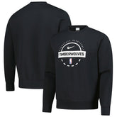 Nike Minnesota Timberwolves 2025/26 Authentic Practice Club Sweatshirt Black