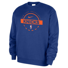 Nike New York Knicks 2025/26 Authentic Practice Club Sweatshirt Blue