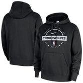 Nike Minnesota Timberwolves 2025/26 Authentic Practice Club Pullover Hoodie Black