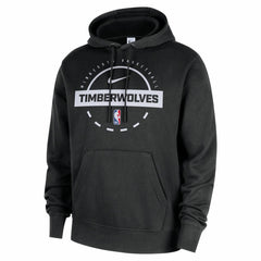 Nike Minnesota Timberwolves 2025/26 Authentic Practice Club Pullover Hoodie Black