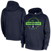 Nike Minnesota Timberwolves 2025/26 Authentic Practice Club Pullover Hoodie Navy