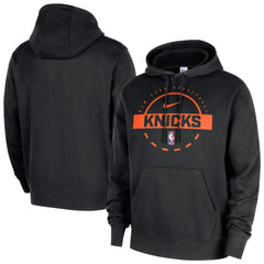 Nike New York Knicks 2025/26 Authentic Practice Club Pullover Hoodie Black