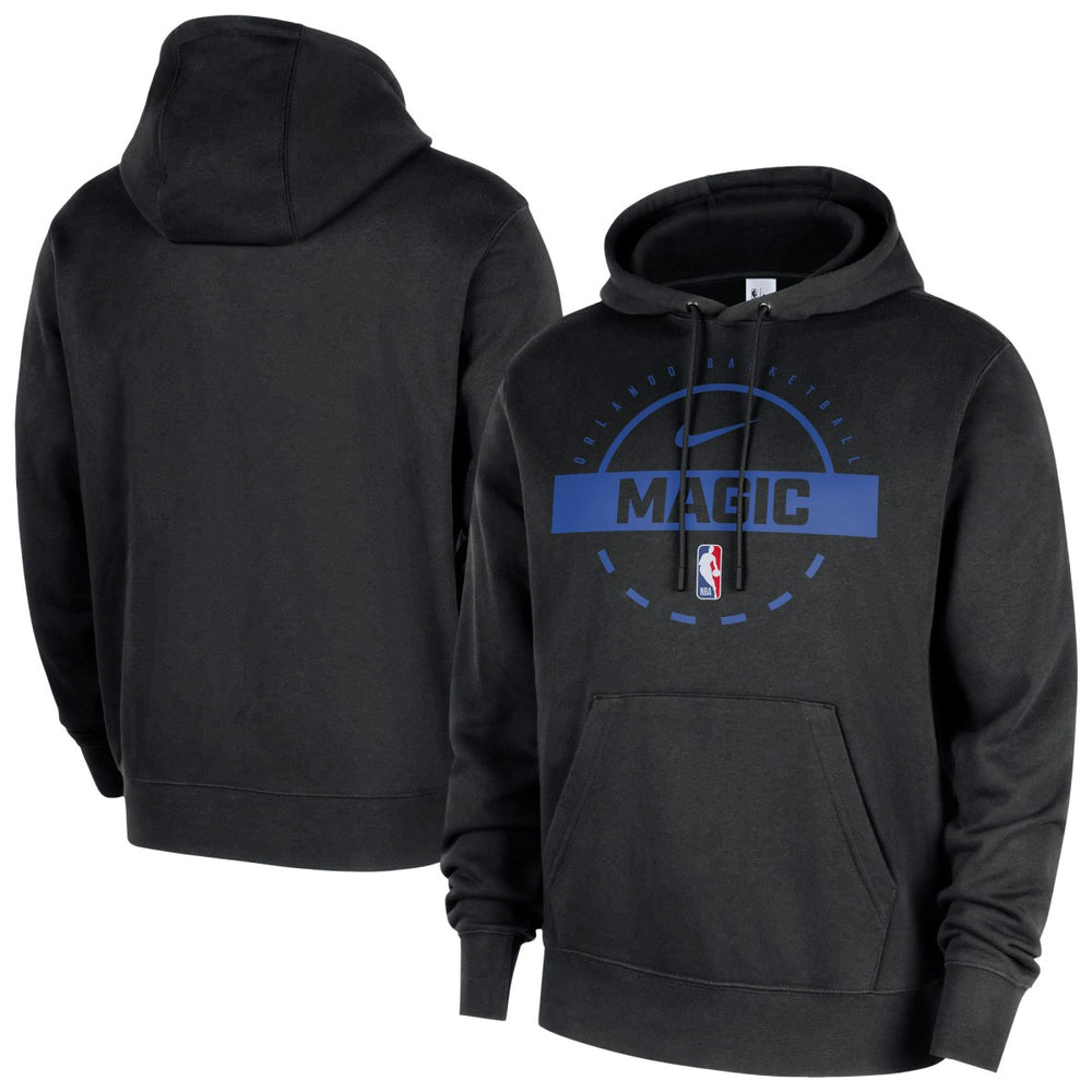 Nike Orlando Magic 2025/26 Authentic Practice Club Pullover Hoodie Black