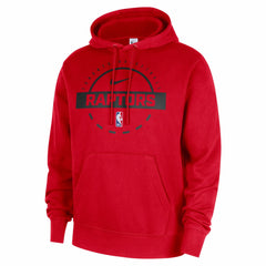 Nike Toronto Raptors 2025/26 Authentic Practice Club Pullover Hoodie Red