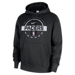 Nike Indiana Pacers 2025/26 Authentic Practice Club Pullover Hoodie Black