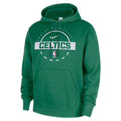 Nike Boston Celtics 2025/26 Authentic Practice Club Pullover Hoodie Kelly Green