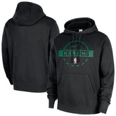 Nike Boston Celtics 2025/26 Authentic Practice Club Pullover Hoodie Black