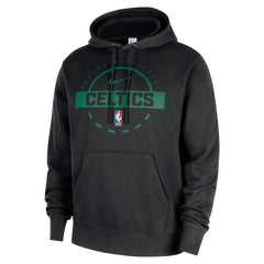 Nike Boston Celtics 2025/26 Authentic Practice Club Pullover Hoodie Black