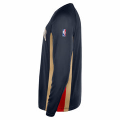 Nike New Orleans Pelicans 2025/26 Authentic Pre-Game Legend Dri-FIT Long Sleeve Shooting Shirt Navy
