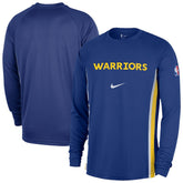 Nike Golden State Warriors 2025/26 Authentic Pre-Game Legend Dri-FIT Long Sleeve Shooting Shirt Royal