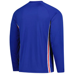 Nike Philadelphia 76ers 2025/26 Authentic Pre-Game Legend Dri-FIT Long Sleeve Shooting Shirt Royal