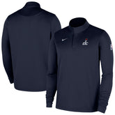 Nike Washington Wizards 2025/26 Authentic Coaches Quarter-Zip Dri-Fit Top Navy