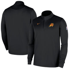 Nike Phoenix Suns 2025/26 Authentic Coaches Quarter-Zip Dri-Fit Top Black