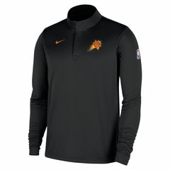 Nike Phoenix Suns 2025/26 Authentic Coaches Quarter-Zip Dri-Fit Top Black