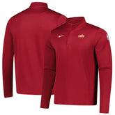 Nike Cleveland Cavaliers 2025/26 Authentic Coaches Quarter-Zip Dri-Fit Top Wine
