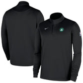 Nike Boston Celtics 2025/26 Authentic Coaches Quarter-Zip Dri-Fit Top Black