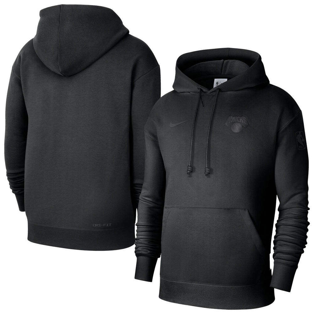 Nike New York Knicks Men's Authentic Travel Standard Issue Dri-Fit Hoodie Black