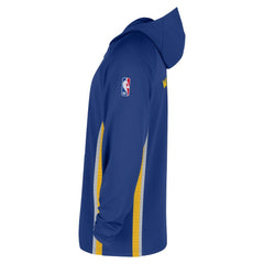 Nike Golden State Warriors Authentic On Court Zone Quarter-Zip Dri-FIT Hoodie Jacket Blue