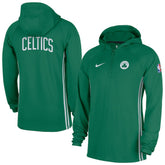 Nike Boston Celtics Authentic On Court Zone Quarter-Zip Dri-FIT Hoodie Jacket Kelly Green