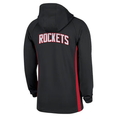 Nike Houston Rockets Authentic On Court Zone Quarter-Zip Dri-FIT Hoodie Jacket Black
