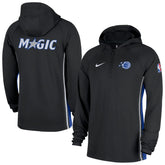 Nike Orlando Magic Authentic On Court Zone Quarter-Zip Dri-FIT Hoodie Jacket Black