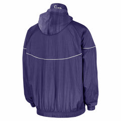 Nike Phoenix Suns Courtside Windrunner Woven Half-Zip Hooded Jacket Purple