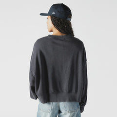 New York Yankees New Era Women's Boxy Mineral Wash Dolmen Sleeve Cropped Sweatshirt Online