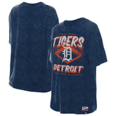 Detroit Tigers New Era Women's Mineral Wash Oversized T-Shirt Discount