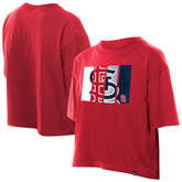St. Louis Cardinals New Era Women's Boxy Foil Logo T-Shirt Near Me