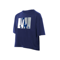 Los Angeles Dodgers New Era Women's Boxy Foil Logo T-Shirt Near Me