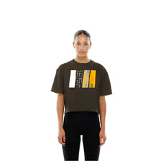 San Diego Padres New Era Women's Boxy Foil Logo T-Shirt Near Me