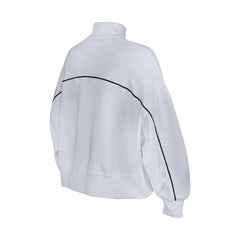 New Era Pittsburgh Steelers Female Adult White Functional Fandom Quarter-Zip Sweatshirt - NFL